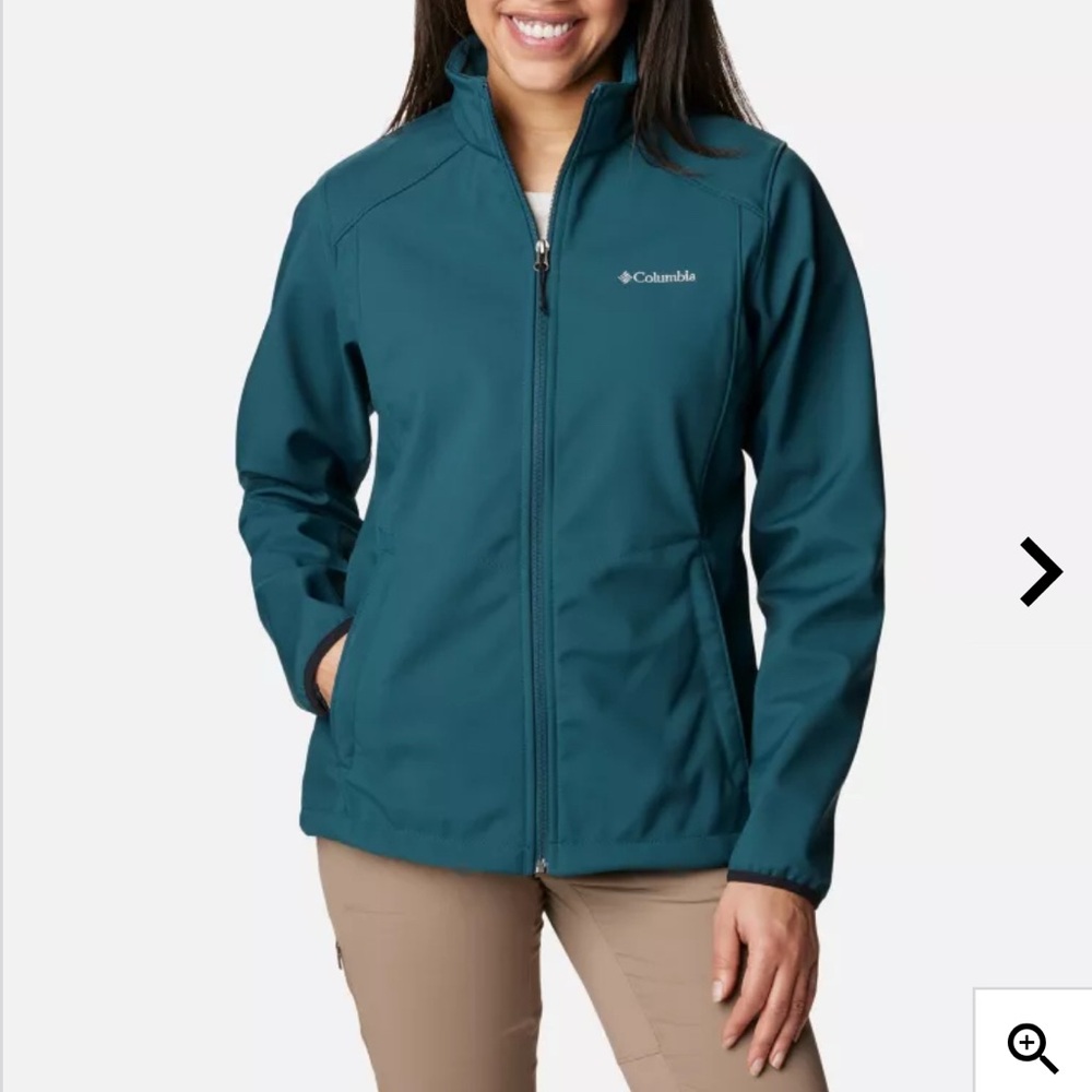 Columbia Blue Ski Jacket Full-Zip Warmth